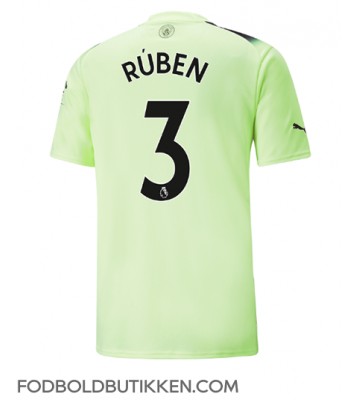 Manchester City Ruben Dias #3 Tredjetrøje 2022-23 Kortærmet